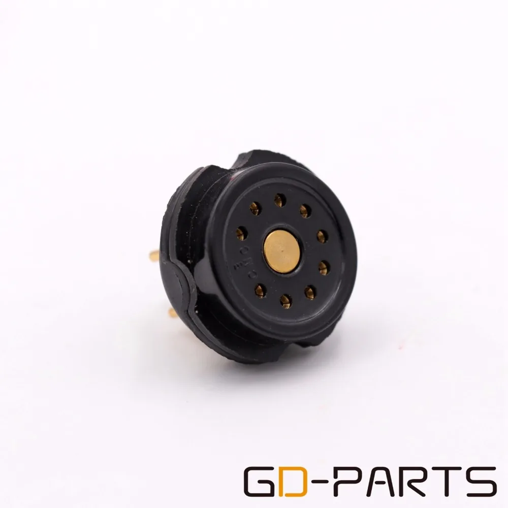9 контактный бакелитовый гнезда вакуумных трубок для 6DJ8 12AX7 ECC83 B339 CV492 6L13 12AU7 ECC82