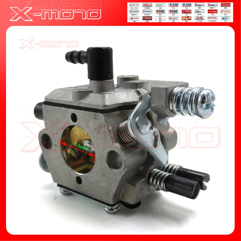 Карбюратор для цепной пилы 45cc 52cc 58cc карбюратор 4500 5200 5800 2 тактный двигатель