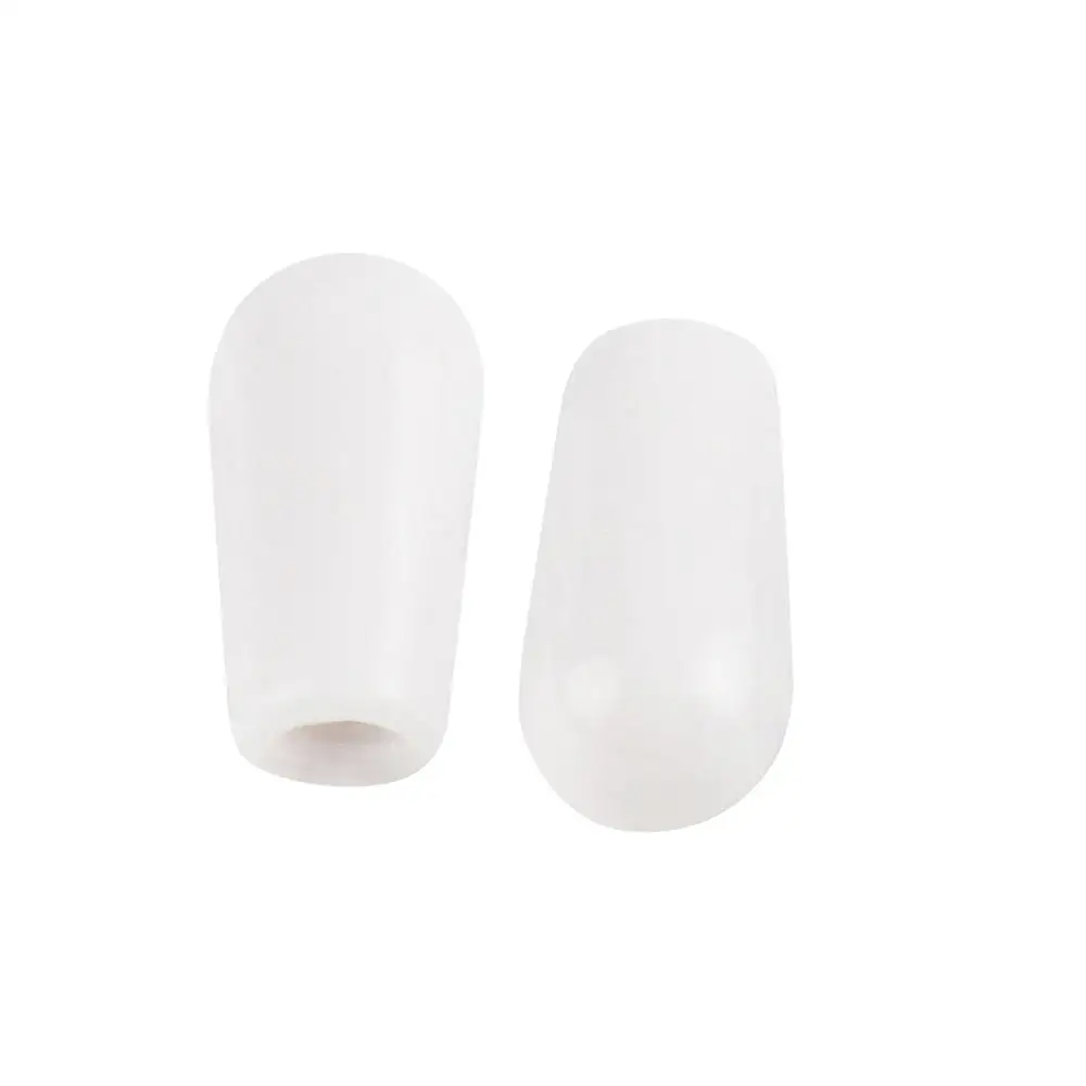 NEW 50pcs White Plastic 3 Way Toggle Switch Caps Tips Knobs Guitar Accessories | Спорт и развлечения