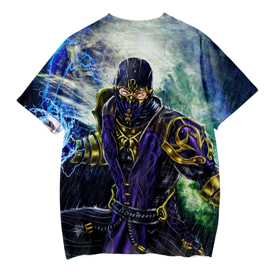 Children's t-shirt Mortal Kombat 11 t shirt 3d Games Print Tee Shirt wear Fashion Cool and comfortable tshirt for the kids
