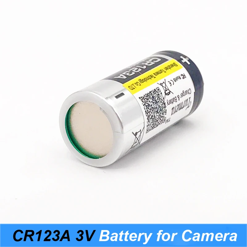 Turmera оригинальный 3 В cr123a литий 16340 Арло Камера Батарея CR123A CR17345 DL123A EL123A 123A |