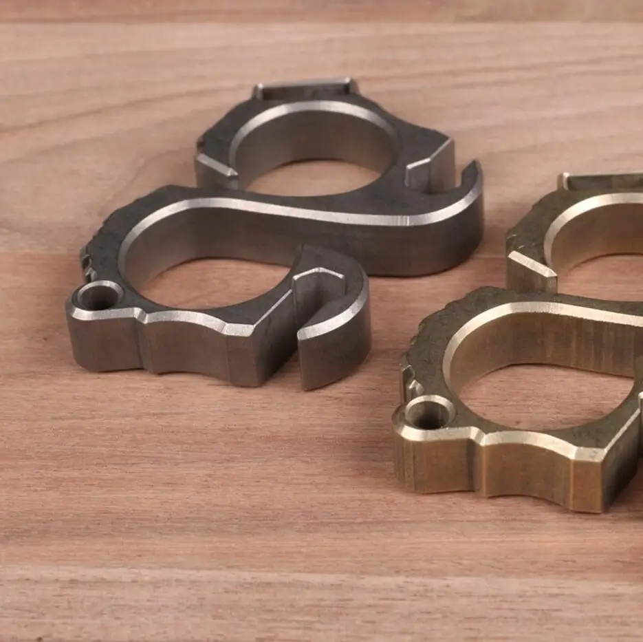 EDC Инструменты Нож DIY нож анодированный латунный медный титановый сплав TC4
