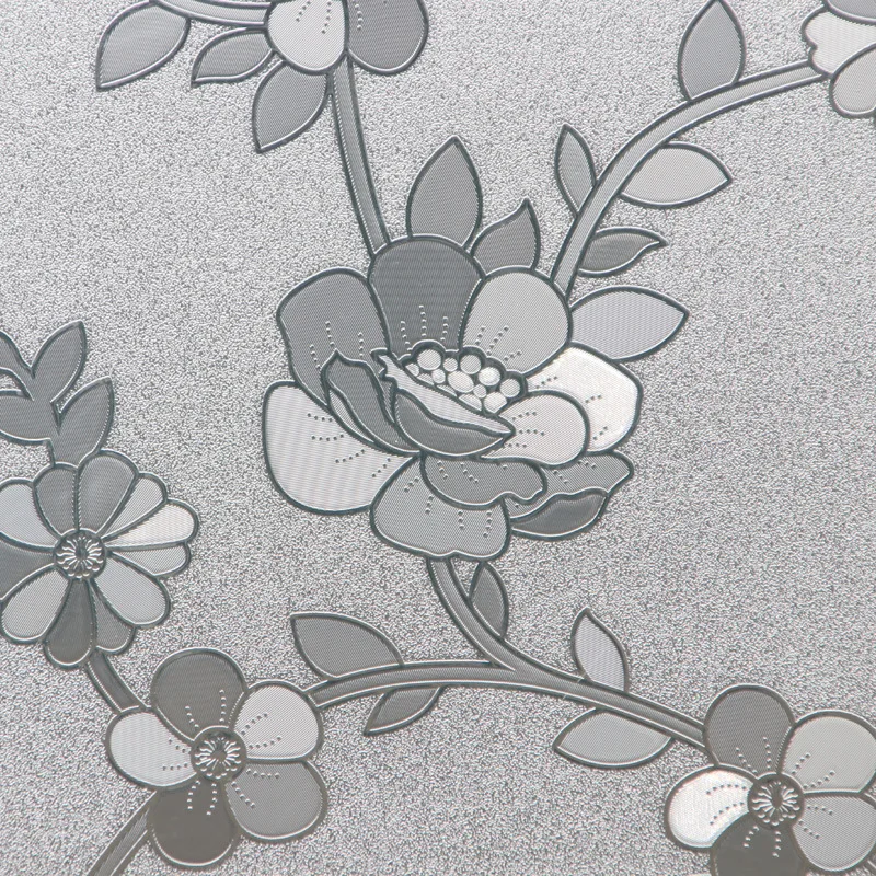 XUNZHE непрозрачная матовая жасминовая декоративная пленка, водонепроницаемая оконная пленка для окон, уличные стеклянные наклейки для дома, спальни 45*100 см
