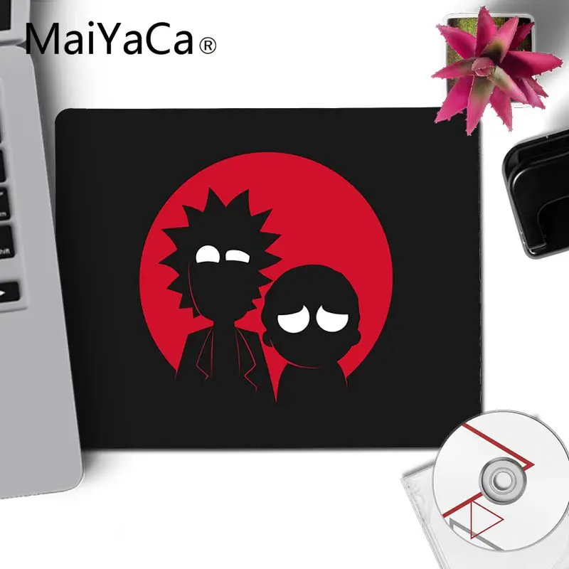 No Lock Edge25x29cm MaiYaCa, Рик и Морти, забавные маленькие игровые коврики для мыши, Настольный коврик, нескользящий коврик для ноутбука, компьютера, игровой коврик для мыши, игровой коврик для геймера, Настольный коврик - Цвет: No Lock Edge25x29cm