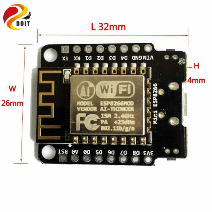Newest Mini NodeMCU ESP8266 WiFi Development Board from ESP-12F 4M Bytes Flash ESP 12F Lua IoT DIY RC | Игрушки и хобби