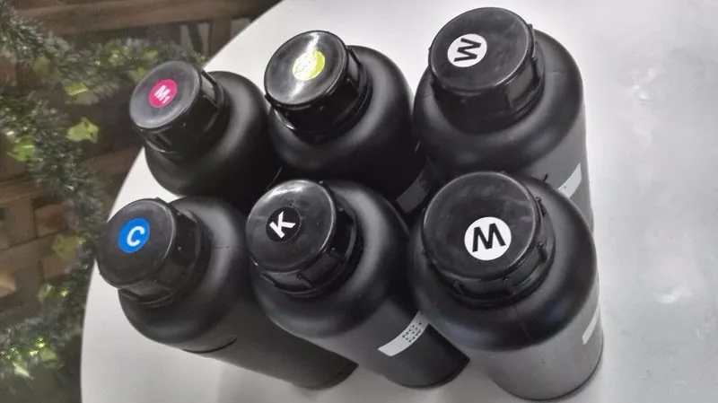 4 color with 2 white UV ink 6*500ml per set High quality for Printer | Компьютеры и офис