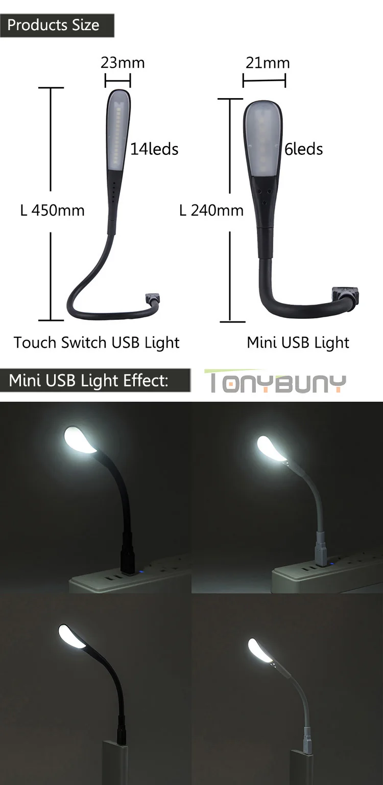 Мини светодиодный USB книжный светильник, ультра яркий гибкий светодиодный настольный светильник для чтения, usb СВЕТОДИОДНЫЙ светильник для ноутбука, ноутбука, компьютера, 1 шт., новое поступление