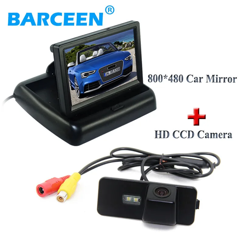 

4.3" car screen monitor hd 800*480 +auto car reserve camera for Volkswagen VW Magotan PASSAT CC /Golf 5/ POLO hatchback / Jetta