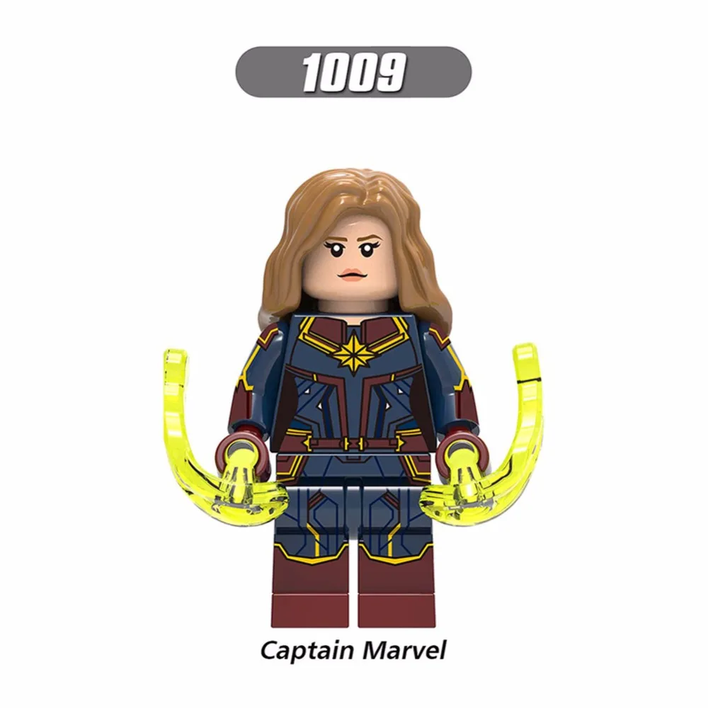 Конструктор Legoing Marvel конструктор из мультфильма Капитан Марвел пожарная буря
