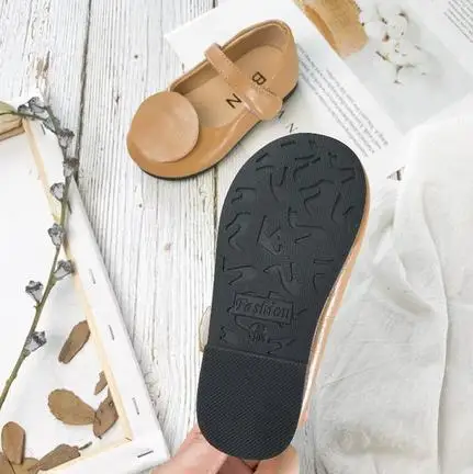

Summer PU Leather Round Head Children Casual Shoes Geometric Splicing Children Shoes Non Slip Kids Loafer Shoes EUR 19.5-29.5