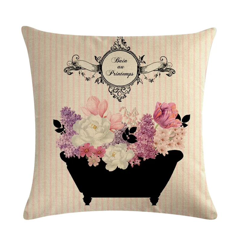 Новая модная Европейская и американская Цветочная корзина цветы льняные