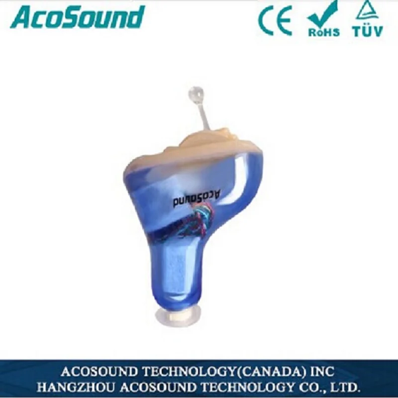 Left Ear AcoSound 210IF-P Невидимый CIC слуховой аппарат Цифровые слуховые аппараты портативные аудифоны мини-усилитель звука Слуховые аппараты - Цвет: Left Ear