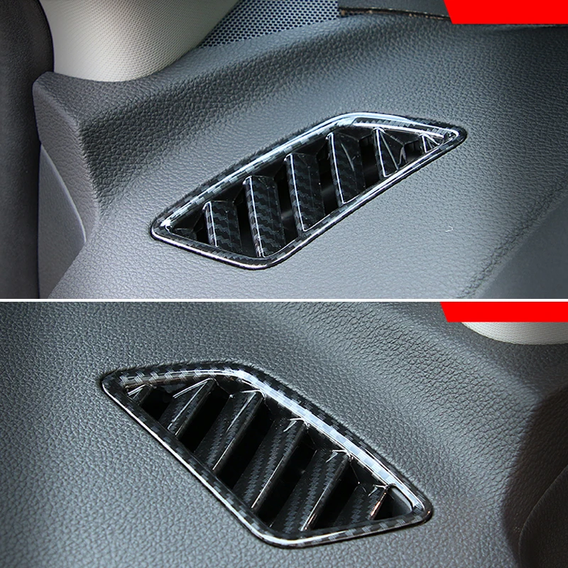 Стайлинг автомобиля 2 шт. внутренняя Верхняя Крышка вентиляционного отверстия из