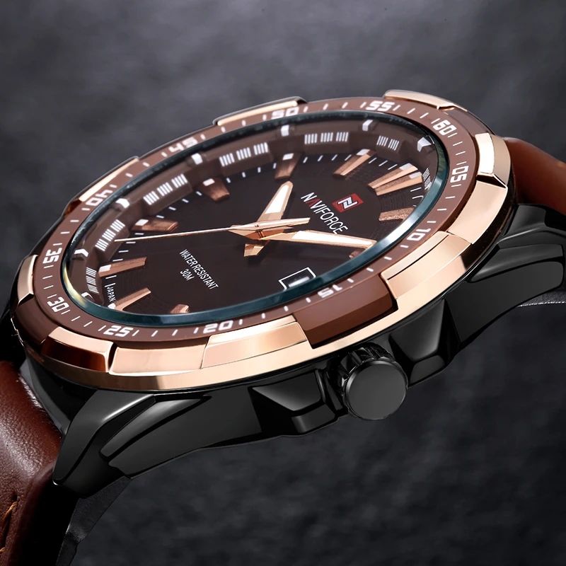 NAVIFORCE 2020 модные спортивные мужские часы Топ бренд класса люкс кварцевые