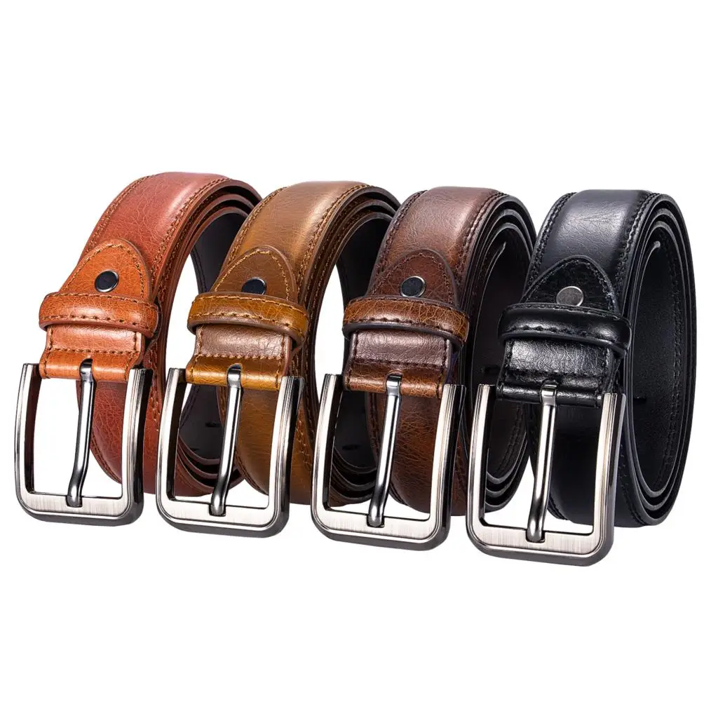 

Hi-Tie Cowskin мужской ремень ковбойские ремни винтажный ремень с пряжкой модный коричневый черный повседневный ремень для джинсов для мужчин ко...