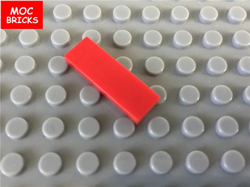 20 шт./лот MOC кирпичи сделай сам индивидуальная плитка 1x3 подходит для обучающего