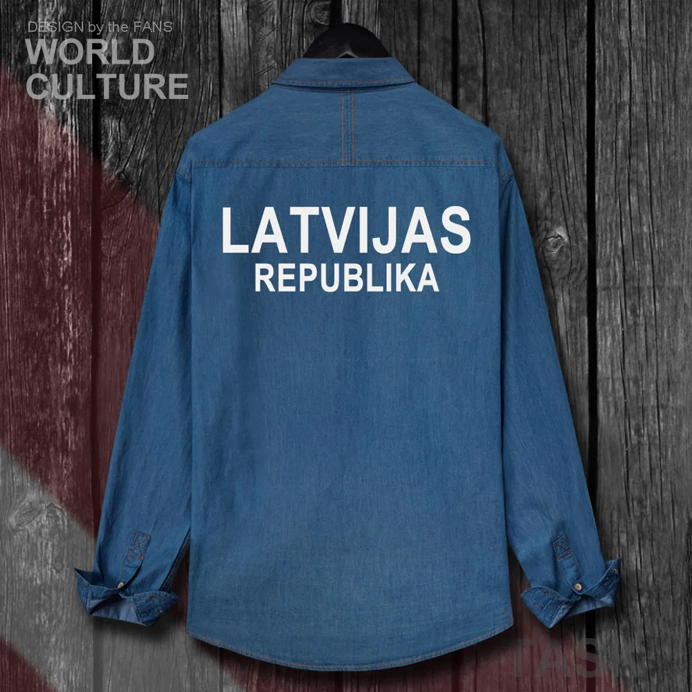 Латвийская мужская одежда LVA LV Latvijas, осенняя куртка, Ковбойское пальто с длинным рукавом, джинсовая рубашка с отложным воротником, топы 20