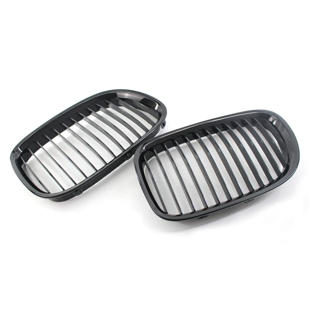 Глянцевая черная передняя носочная решетка для BMW F01 F02 7 SERIES 730d 740i 750i 2009 15|Гоночные
