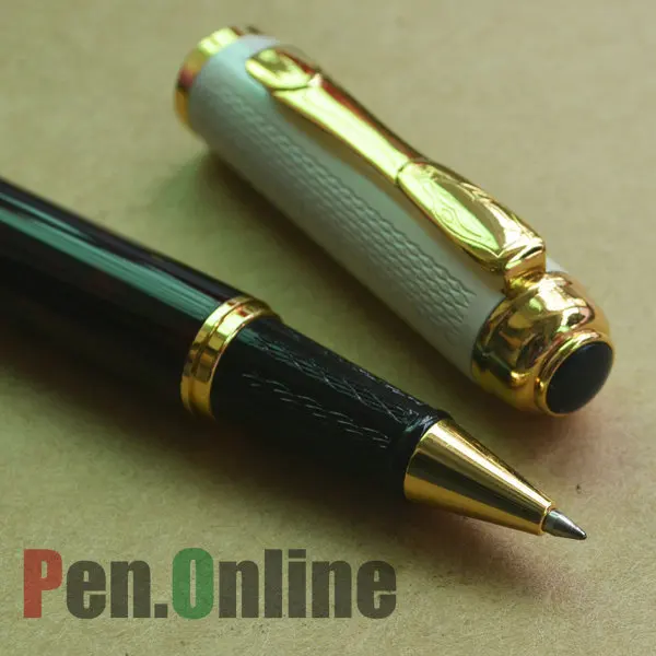 Роликовая шариковая ручка новинка DIKAWEN 821 винный мрамор белая крышка высокое