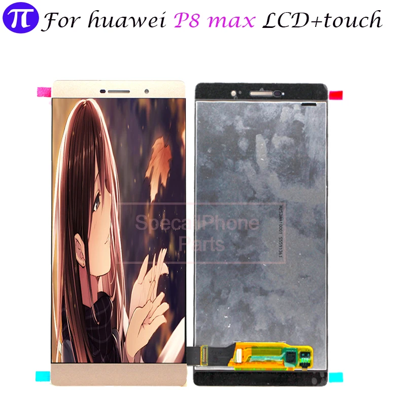 6," для huawei P8 Max ЖК-дисплей Дисплей Сенсорный экран Digitizer Ассамблеи DAV-703L DAV-713L DAV-701L Замена для huawei P8MAX ЖК-дисплей