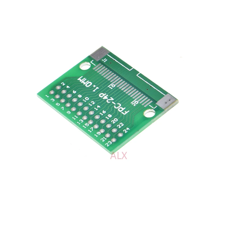 2 шт. адаптер SMT 0 5 мм для кабеля DIP плата PCB доска FFC 24P FPC 24 контактный разъем