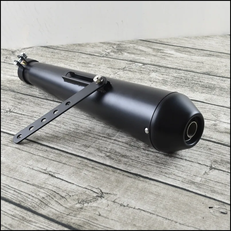Ретро Мотоцикл модифицированный 125-400 CC рыбий сопло немой выхлопной Хвост трубы