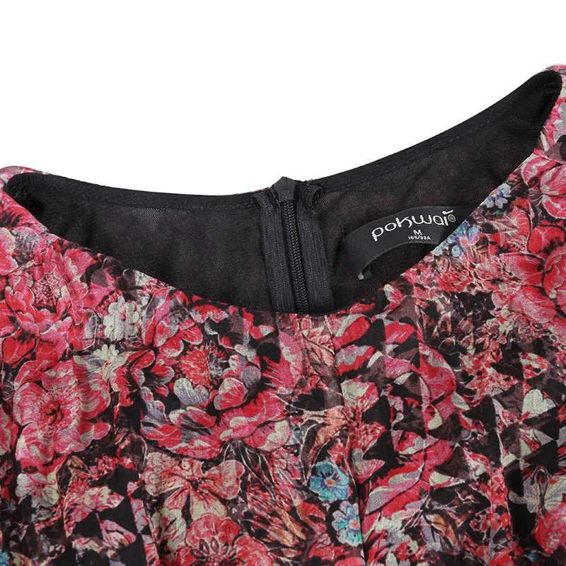 Женское шелковое платье с принтом рукавом летучая мышь | Женская одежда