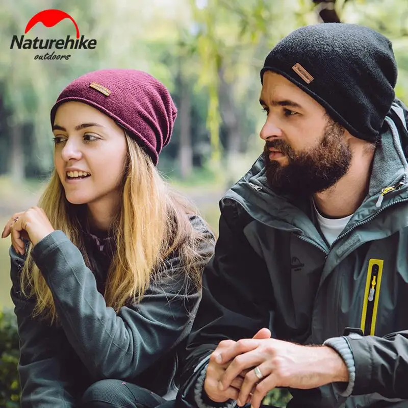 Naturehike зимние шерстяные шапки Вязаные бини Теплые Отдых на природе для