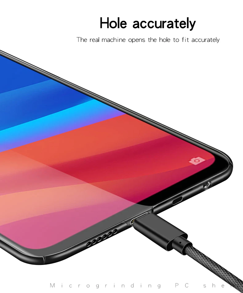 Гладкий чехол для OPPO AX7 ультра-тонкий Жесткий ПК защитные чехлы-бамперы F9 Pro F5 F7 F3 A7