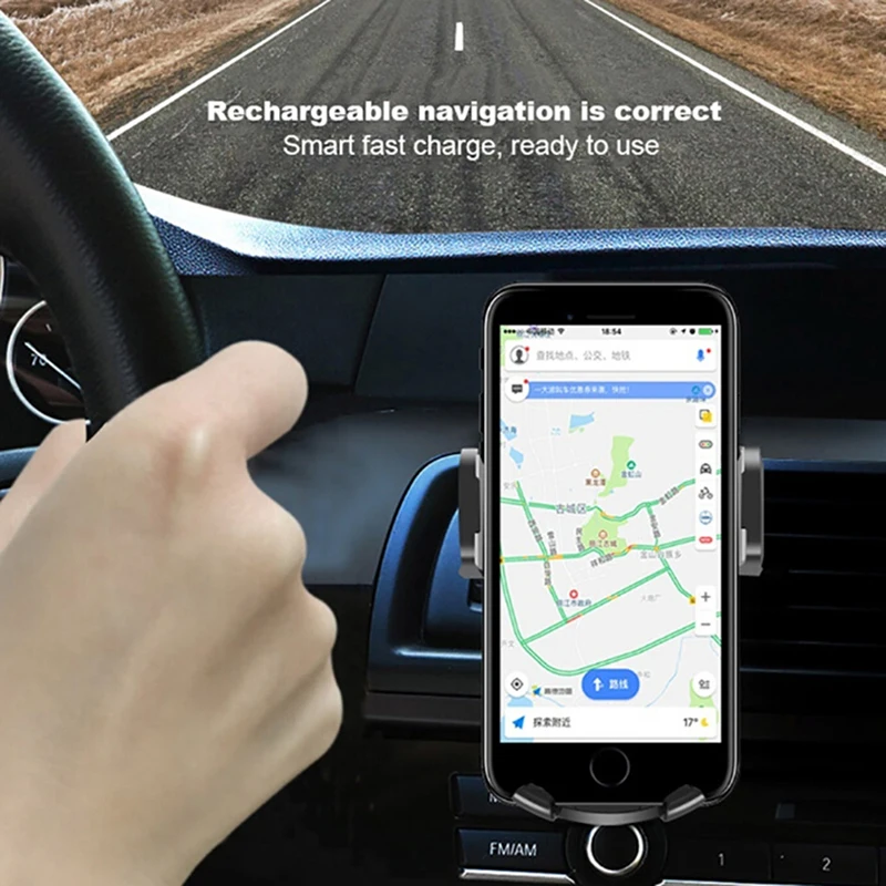 Автомобильное беспроводное зарядное устройство для аккумулятора|Стойка GPS| |