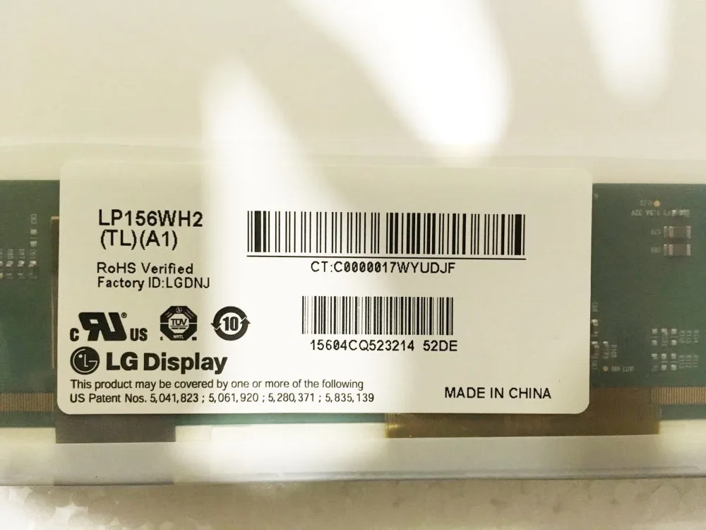 Светодиодный ЖК экран для LG LP156WH2 TLA1 (TL)(A1) Матрица ноутбука 15 6 дюйма 40Pin глянцевый