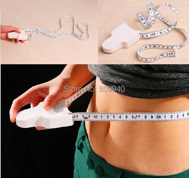 2 в 1 комплект цифровой ЖК штангенциркуль жира с лентой для определения массы тела