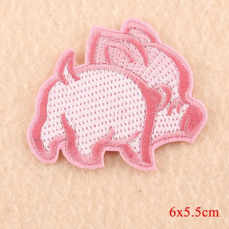 Антикварный цинк Pulaqi копилка свинья патчи милый поросенок вышитые наклейки розовые животные мультфильм Дети Женщины Железный На для украшения одежды F - Цвет: Антикварный цинк