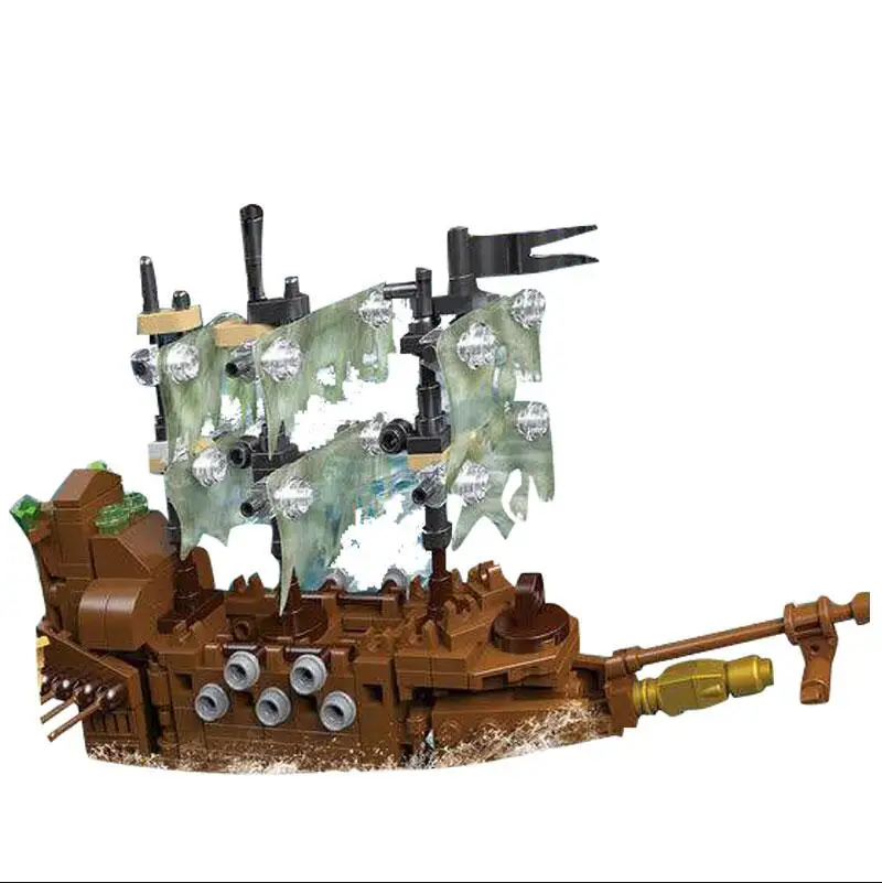 Комплекты для сборки моделей совместимые с фильмом Пираты Карибского бассейна 4