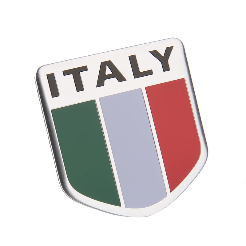 Эмблема с итальянским флагом для Alfa Romeo Fiat 500 Volkswagen SEAT Smart Hyundai Lexus MINI Cooper наклейка