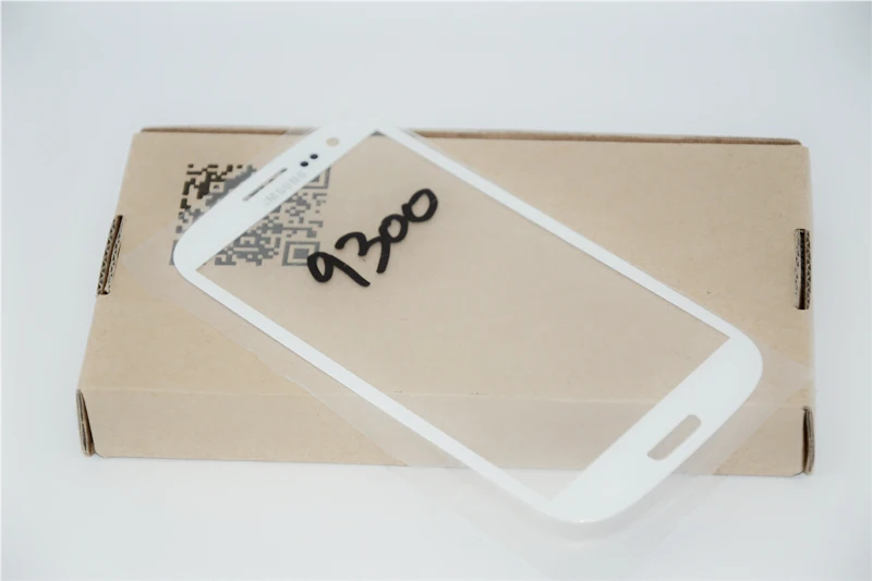 Бело-100% Подлинная Для Samsung galaxy s3 i9300 сенсорный экран Digitizer замена Стеклянной