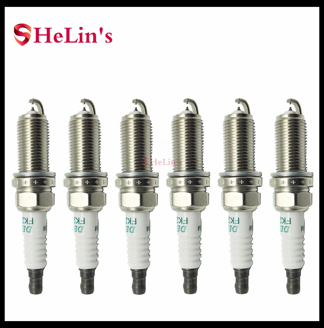 6pcs FK20HR11 90919-01247 двойная иридиевая Свеча зажигания для Тойота CROWN MARK X I 3,0 3.0L CAMRY RAV4 RAV 4 PREVIA III 3,5 VVTi 3.5L 2GR-FE - Цвет: 6pcs