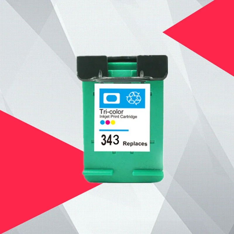 1COLOR Совместимый для hp 343 337 чернильный картридж для hp 337 343 для hp Photosmart 2575 8050 C4180 D5160 Deskjet 6940 D4160 - Цвет: 1COLOR