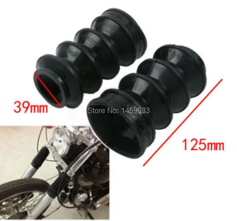 Резиновая вилка Гетры сапоги подходит для Harley HD Sportster XL Dyna FXR Bobber Iron 883 XL883 1200 39