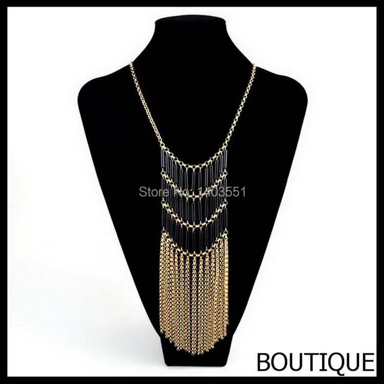 Модное многоцветное ожерелье с бахромой в стиле бохо стильный дизайн Rainbery