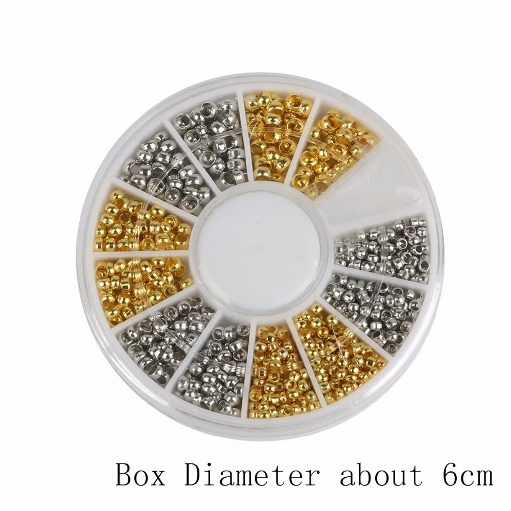 Обжимные бусины для украшений сделай сам комплектующие ожерелий сережек