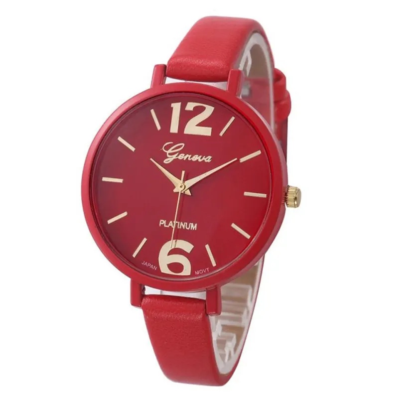 

Women Watches Fashion Simple Faux Leather Analog Quartz Ladies Wrist Watch Women Luxury Casual Watch Relogio Feminino /C