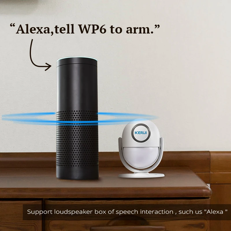KERUI wi fi домашняя охранная сигнализация IOS/Android приложение Беспроводное управление