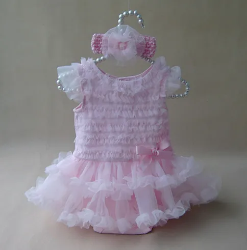 Pale pink Платье для новорожденных девочек; Летние вечерние платья для крещения для девочек; повязка на голову; платья с короткими рукавами для младенцев; Одежда для девочек - Цвет: Pale pink