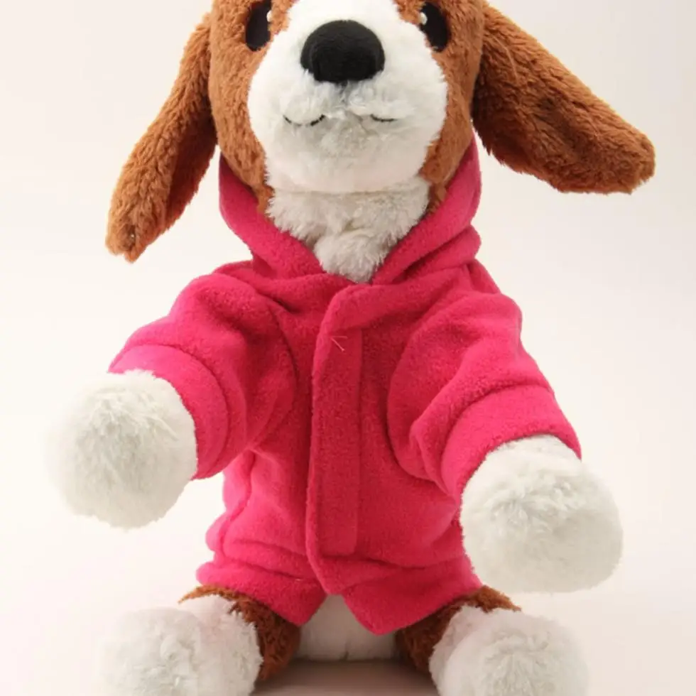 Новинка Одежда для маленьких собак Милая толстовка с капюшоном рисунком медведя