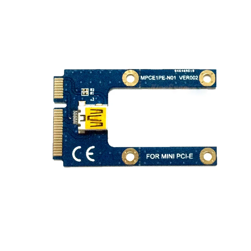 4PIN IDE Molex Питание Riser Card pci-e 1x к 16x преобразования расширение доска очередь PCIe Mini с 60