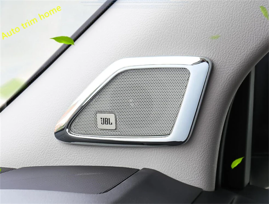 

Chrome Pillar A Stereo Speaker Audio Frame Cover Trim Fit For Toyota Land Cruiser Prado FJ150 2014 - 2020 Auto Accessories