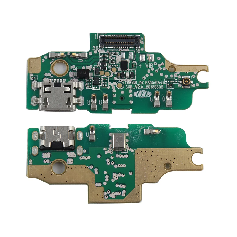 Alesser для Elephone A4 USB разъем плата для зарядки сборка Замена для Elephone A4 Pro громкий динамик мощность объемный кабель наушник - Цвет: USB Board