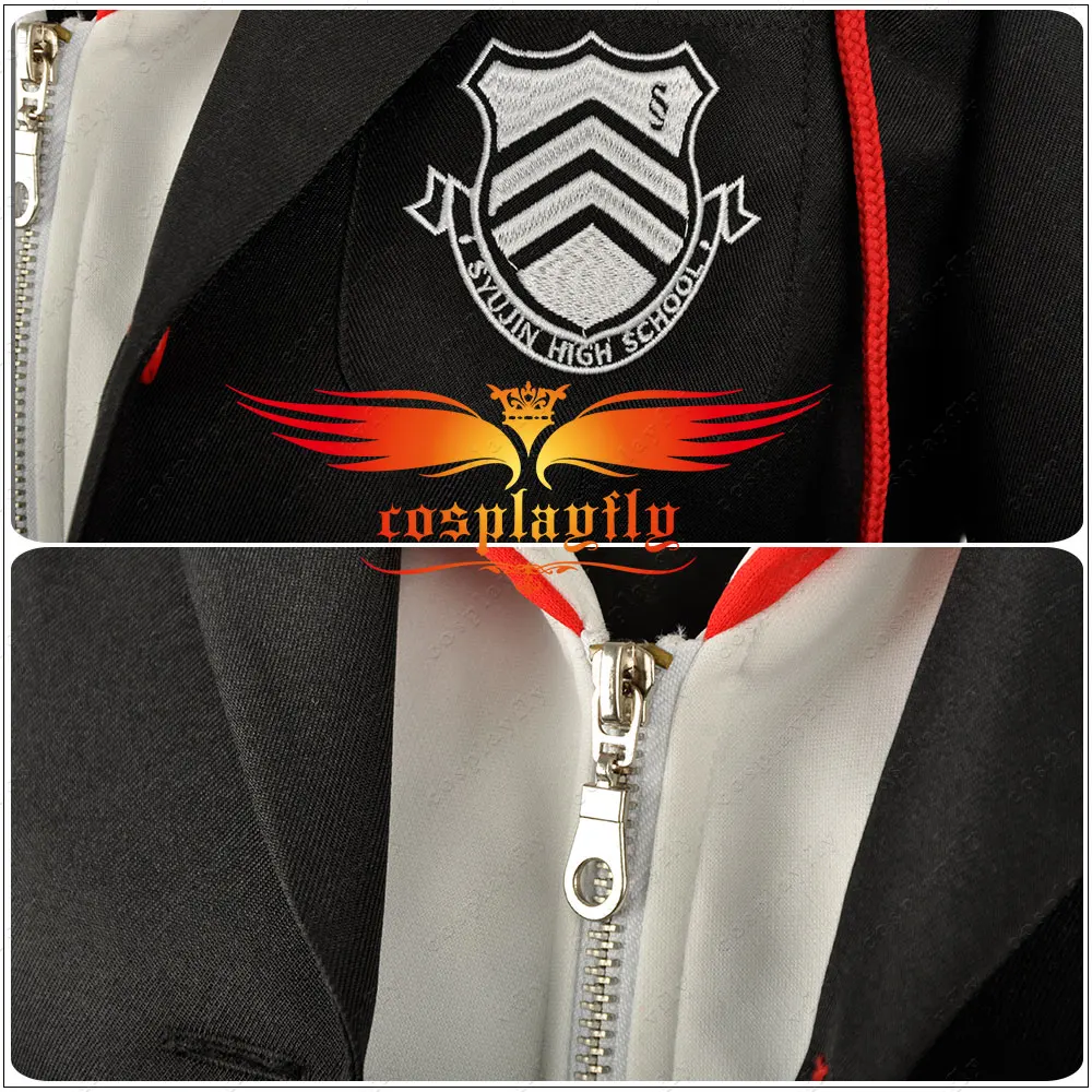 

Persona 5 Anne Takamaki Female Black Jacket Shirt Hoodies Skirt Clothing School Cosplay Costume Women Uniform Socks Halloween