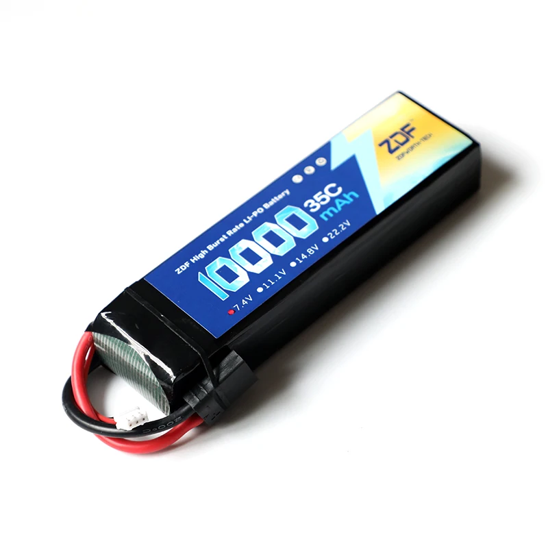 ZDF Новое поступление RC Lipo батарея 2 S 3 7 4 V 11 1 v 10000 mah 35C 50C Max 70C 100C для самолета Traxxas